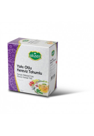 Akzer Yakı Otlu Kereviz Tohumlu Bitki Çayı 60 süzen poşet